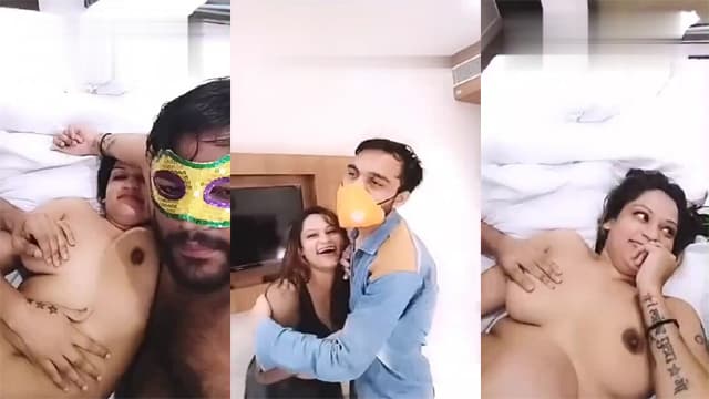 Threesome Desi Lovers – Hotel Hard Sex Exposed
