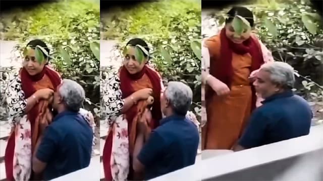 Park Aunty Hard – Old Man Boobs Fuck Exposed