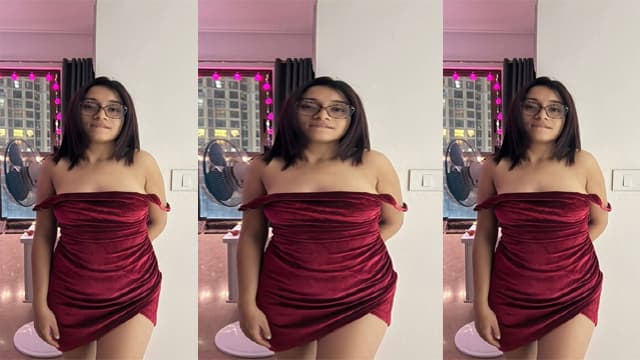 Desi Horny GF So Hard Standing Riding MMS