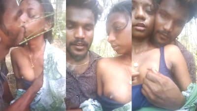 Trichy Gramathu Girl – Kiss Outdoor Hot Fucking Video